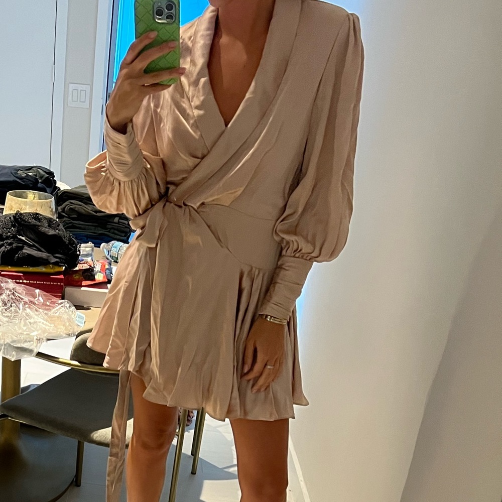 NEW WITH TAGS - Zimmerman wrap dress in rose